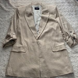 Tahari Linen Blazer